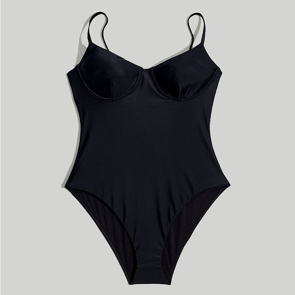 Madewell Second Wave Seamed One-Piece Swimsuit